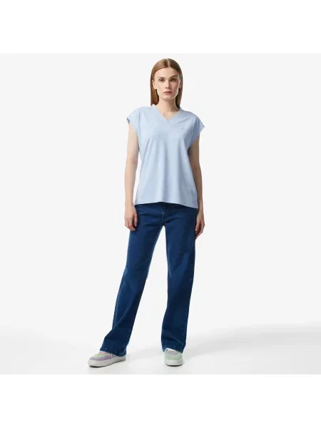 Lacoste Koszulka Lacoste niebieska
