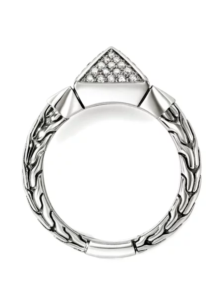 Diamant inel John Hardy argintiu