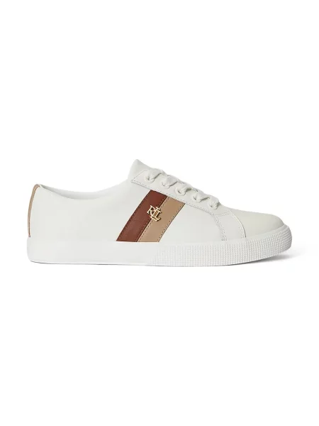 Lauren Ralph Lauren Janson II sneakers pentru femei din piele alb