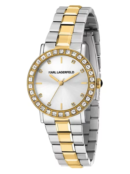 Ceas KARL LAGERFELD argintiu