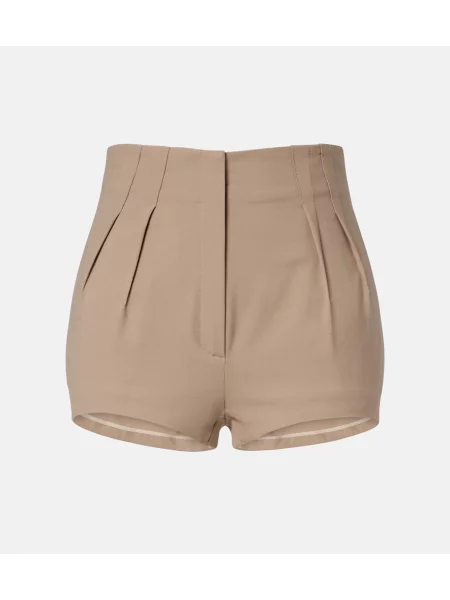 Pantaloni scurți Mugler bej