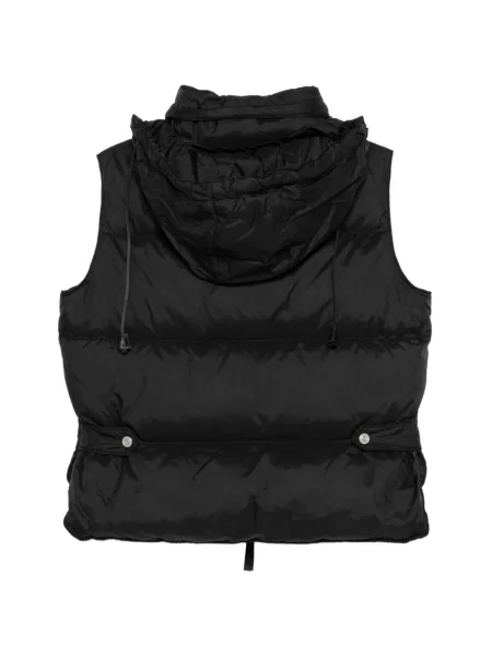 Vestă Dsquared2 cu glugă negru