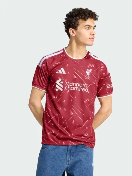 Футболка adidas бордовий перероблений