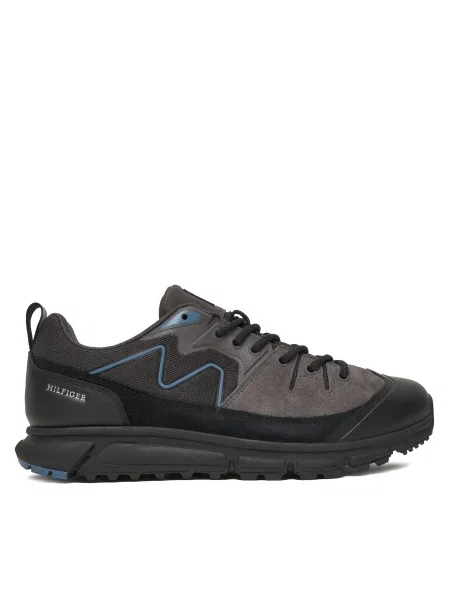 Sneakers Tommy Hilfiger Outdoor Sneaker Tech Suede Wpm gri