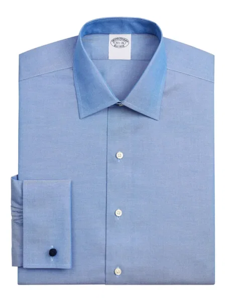 Cămașă Brooks Brothers lungă albastru