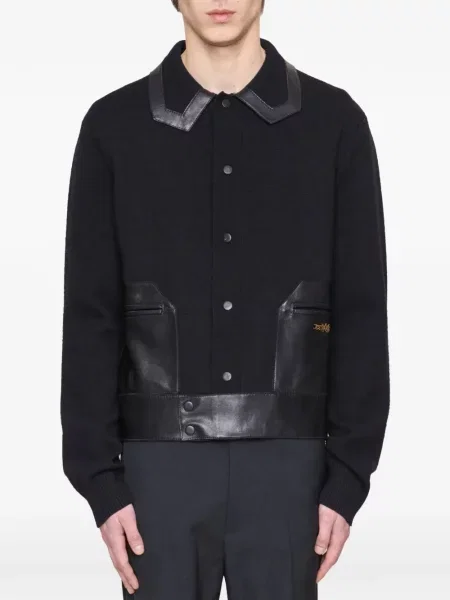 Geanta de piele Amiri negru