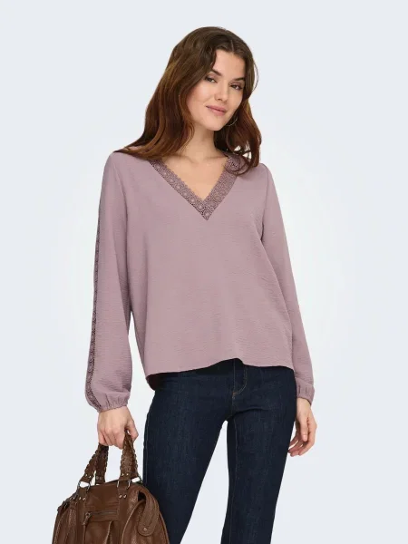 ONLY Bluza ONLGREGOR METTE mauve
