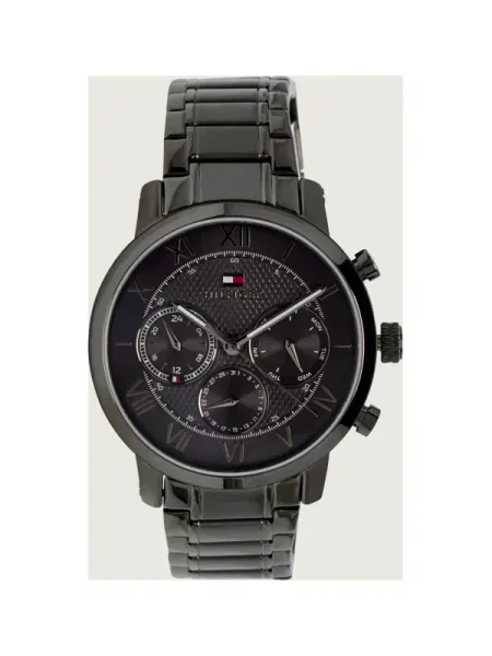 TOMMY HILFIGER Ceas analogic OXFORD gri închis negru