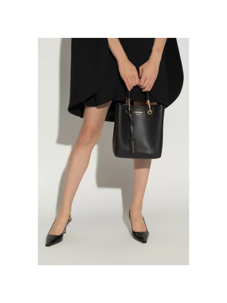 Torebka Emporio Armani skórzana czarna