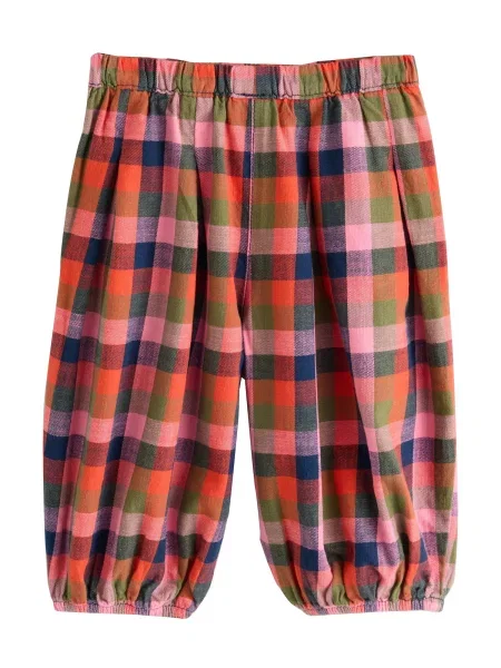 Next Pantaloni închis / oliv / portocaliu neon / roz albastru
