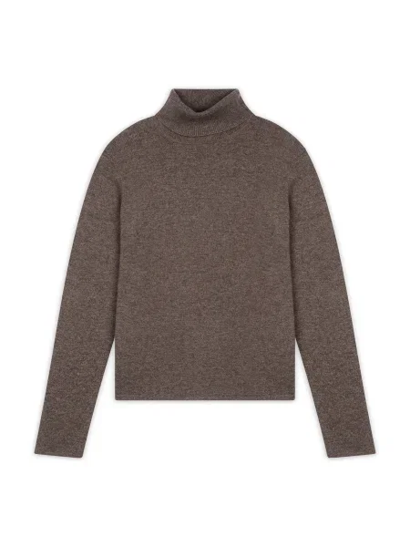 JUST CASHMERE Pulover Ava temno siva