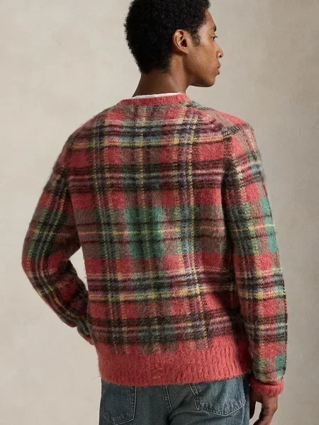 Sveter s prímesou vlny Polo Ralph Lauren červená