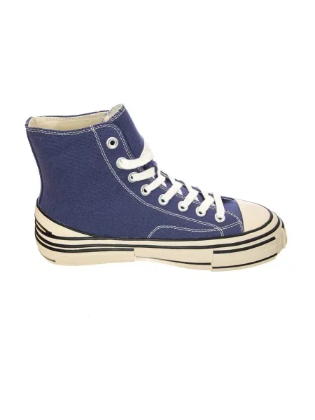 Sneakersy Jeffrey Campbell sznurowane niebieskie
