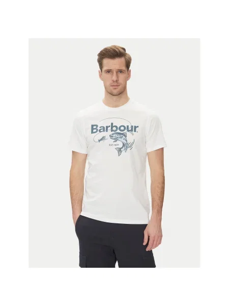 Barbour Póló Lydd Tailored Fit fehér