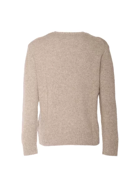 Sweter Ballantyne wełniany beżowy
