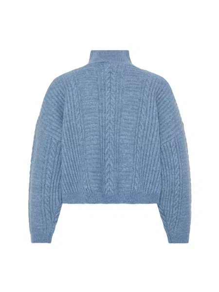 Dzianinowy sweter Ichi niebieski