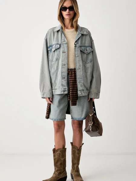 Levi's džínsová bunda dámska MINE TIME modrá