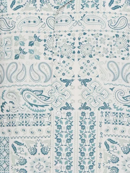 Lung cămașă Kith cu imagine cu model paisley