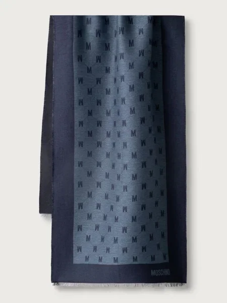 Moschino fular cu amestec de lână