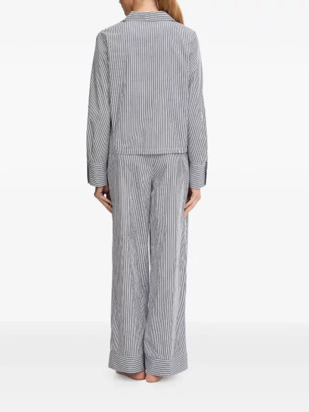 Koszula Polo Ralph Lauren wełniana z kapturem do kolan niebieska