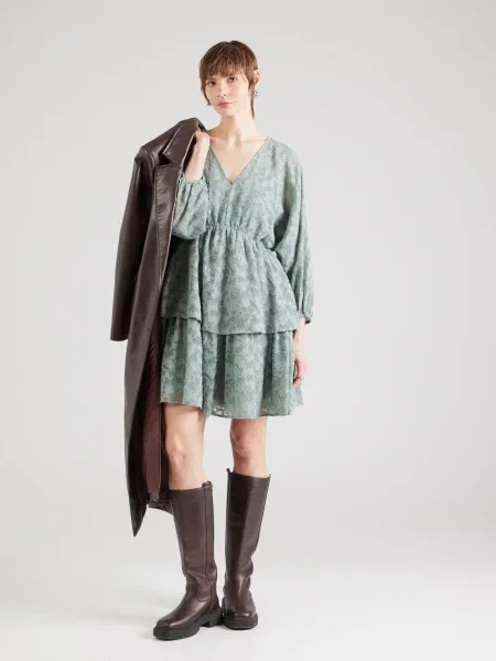 YAS Rochie cocktail Miri verde