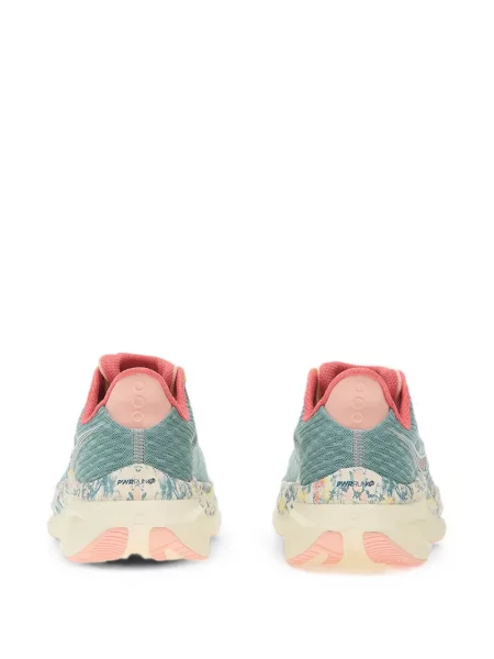 Маратонки Saucony на цветя с принт зелено