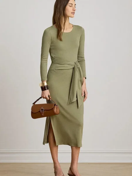Lauren Ralph Lauren rochie bodycon cu verde