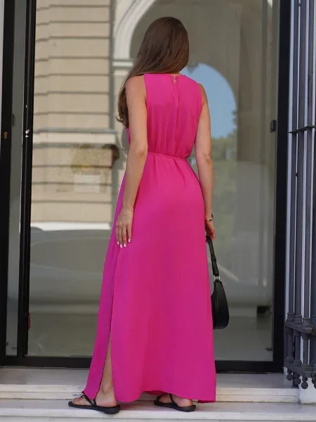 Сарафан ISSA Plus малиновий