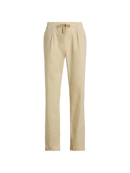 Pantaloni Ralph Lauren Purple Label de catifea cord violet