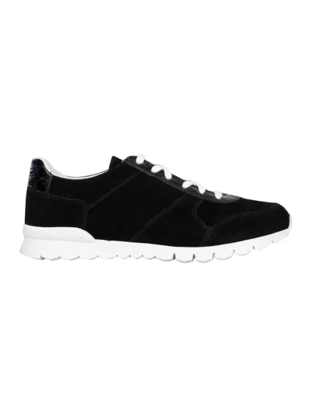 Sneakersy Kiton zamszowe czarne