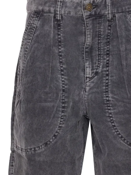 Pantaloni Marant Etoile de catifea cord negru