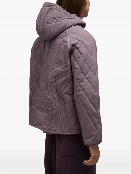 Geacă Y-3 cu glugă violet