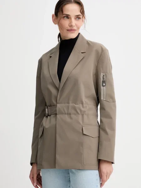 G-Star marynarka jednorzędowa gładka zielony