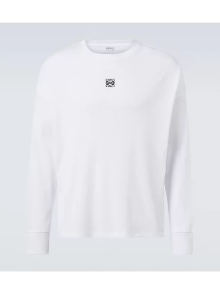 Tricou Loewe din jerseu alb