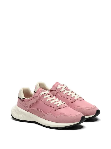 Sneakerși Hoff cu șireturi din dantelă roz