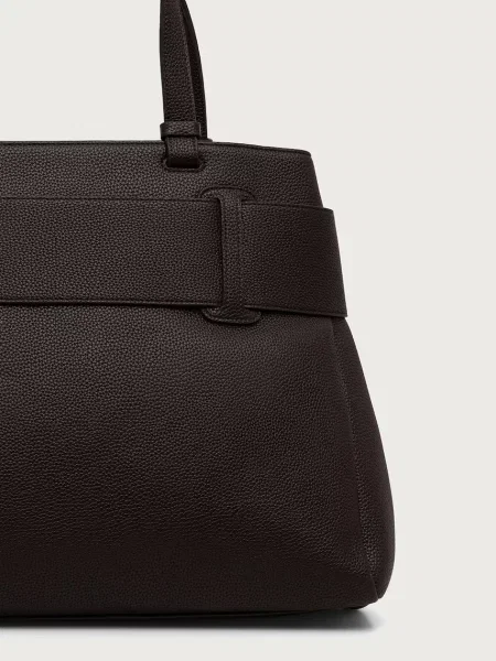 Кожаная сумка шоппер Armani Exchange