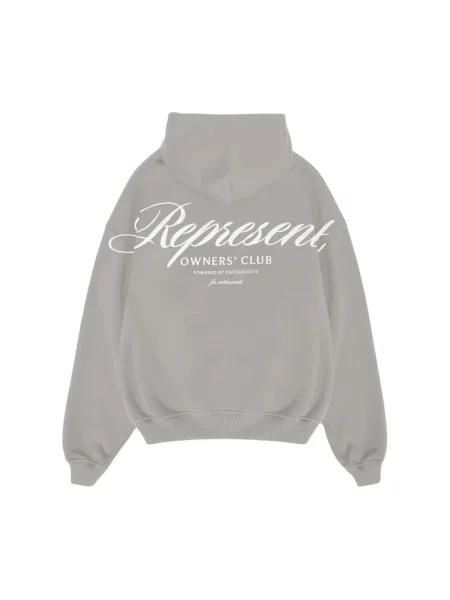 Bluza z kapturem Represent z kapturem szara
