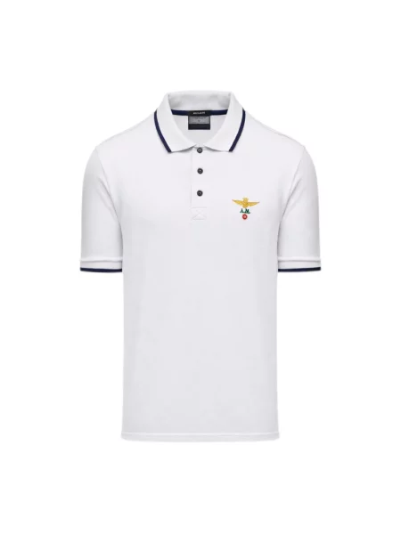 Koszulka polo Aeronautica Militare biała