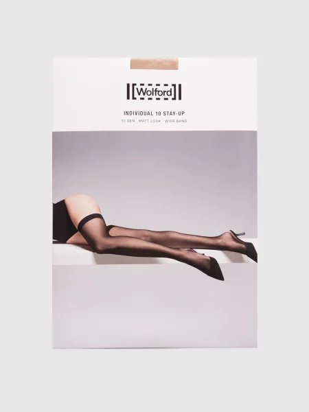 Панчохи INDIVIDUAL 10 den Wolford бежеві