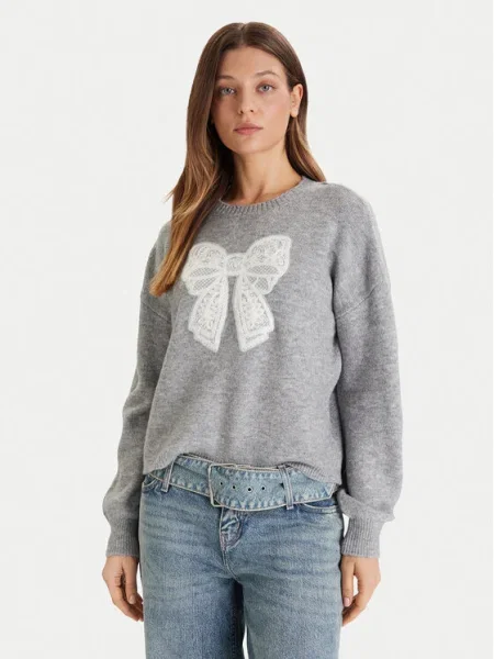 Vero Moda Pulover Ivory gri