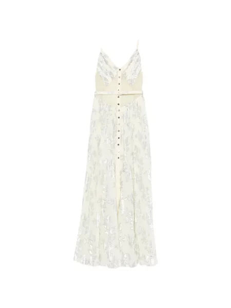 Sukienka maxi Self-portrait w kwiatki