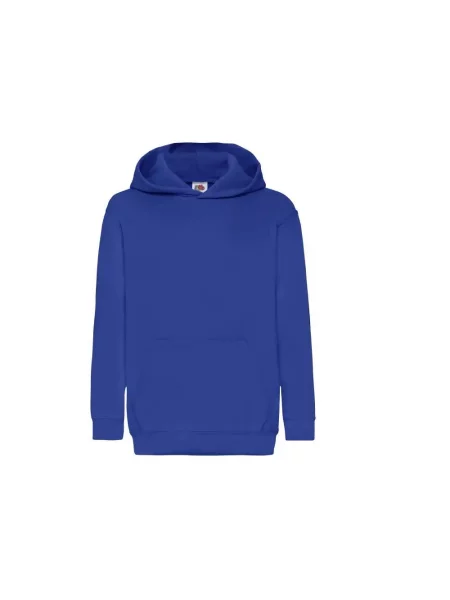 Bluza z kapturem dla dzieci Fruit of the Loom Classic niebieska