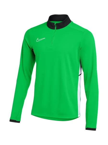 NIKE Hanorac sport Academy verde limetă / negru alb