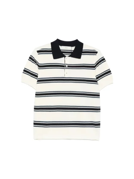 Dzianinowa koszulka polo Dunst w paski