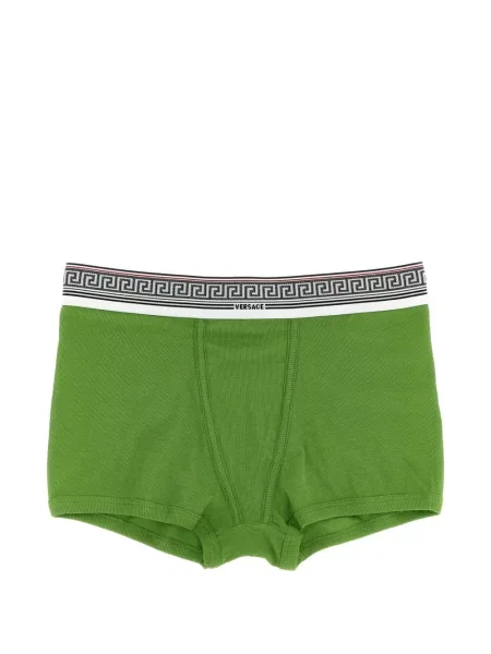 Boxeri Versace cu nervuri verde