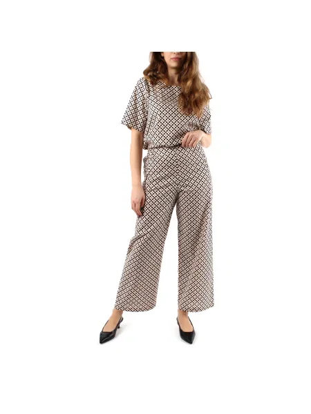 Pantaloni Niu' alb