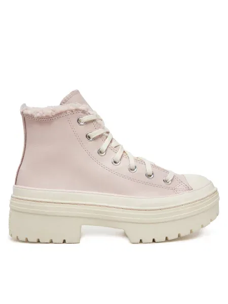 Sneakers Converse Chuck Taylor All Star Lugged Heel Sherpa ροζ