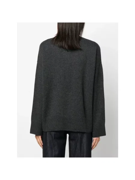 Sweter Le Kasha z kaszmiru szary