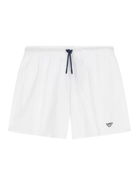 Kąpielówki Emporio Armani białe