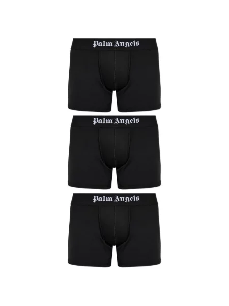Bokserki Palm Angels z logo czarne